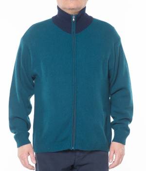 MAXFORT maglia lana cardigan taglie forti uomo 6125