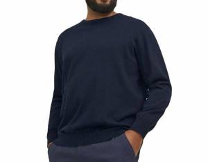 MAXFORT maglia lana merino taglie forti uomo 3331