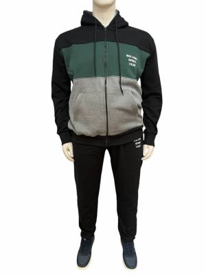 MAXFORT tuta cotone felpato taglie forti uomo gransasso