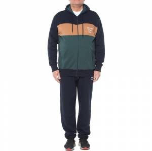 MAXFORT tuta cotone felpato taglie forti uomo gransasso