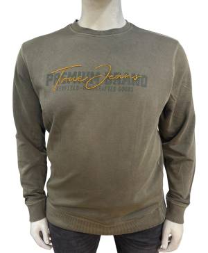 REDFIELD felpa garzata taglie forti uomo 1040