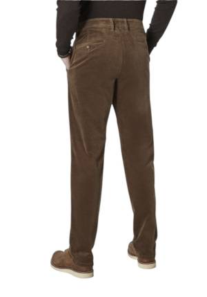 REDPOINT pantalone velluto stretch taglie forti uomo