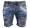 CIANOTIC bermuda jeans taglie forti uomo MICAO