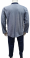 BIP BIP pigiama cardigan taglie forti uomo 1586 blu