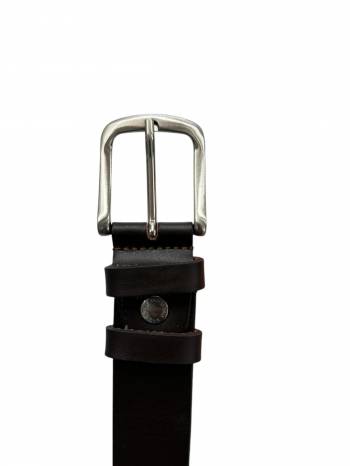 KU cintura cuoio taglie forti uomo GOLDEN