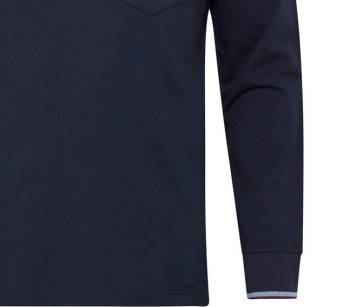 NORTH LATITUDE polo manica lunga taglie forti uomo 53119