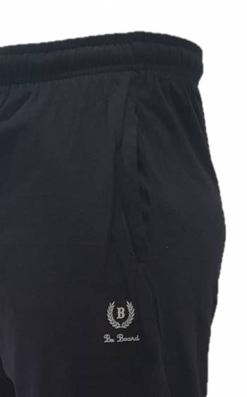 BBOARD pantalone jersy taglie forti uomo polsino nero