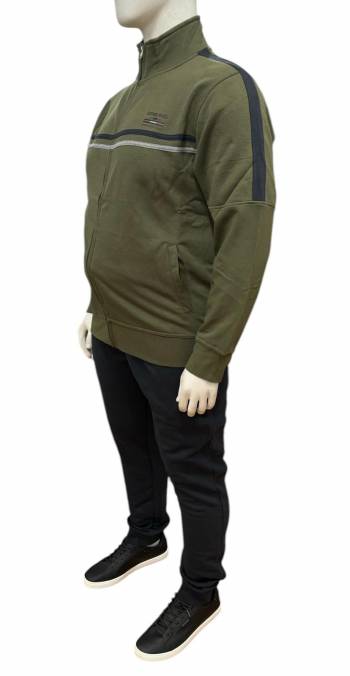 BBOARD tuta cotone felpato taglie forti uomo 9411