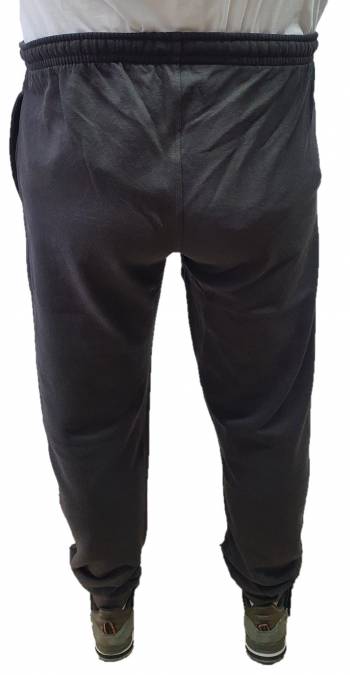 BBOARD pantalone tuta felpato taglie forti uomo polsino