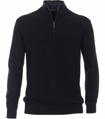 CASAMODA maglia cotone zip taglie forti uomo 423980