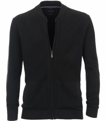 CASAMODA maglia cotone zip taglie forti uomo 423981