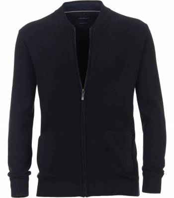 CASAMODA maglia cotone zip taglie forti uomo 423981
