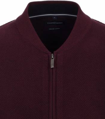 CASAMODA maglia cotone zip taglie forti uomo 423981