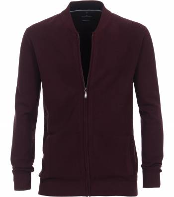 CASAMODA maglia cotone zip taglie forti uomo 423981