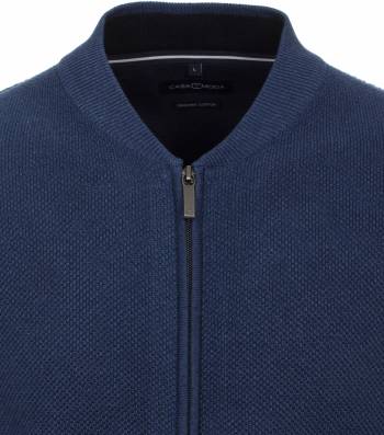 CASAMODA maglia cotone zip taglie forti uomo 423981