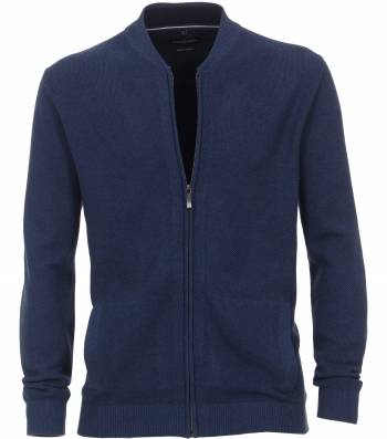 CASAMODA maglia cotone zip taglie forti uomo 423981
