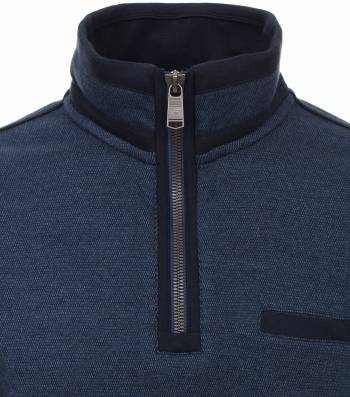 CASAMODA maglia zip taglie forti uomo 413572