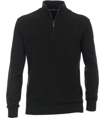 CASAMODA maglia cotone zip taglie forti uomo 423980