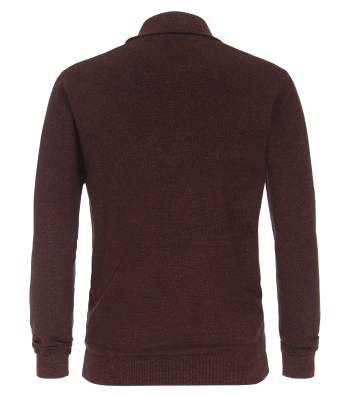 CASAMODA maglia cotone zip taglie forti uomo 413705