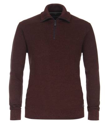 CASAMODA maglia cotone zip taglie forti uomo 413705