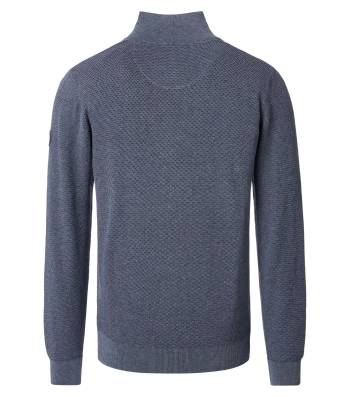 CASAMODA maglia cotone zip taglie forti uomo 454382