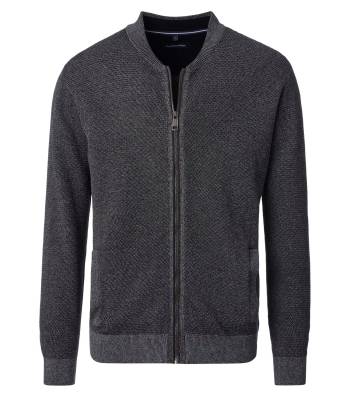 CASAMODA maglia cotone zip taglie forti uomo 454479