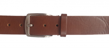 ELMIN cintura pelle taglie forti uomo 1640 cognac