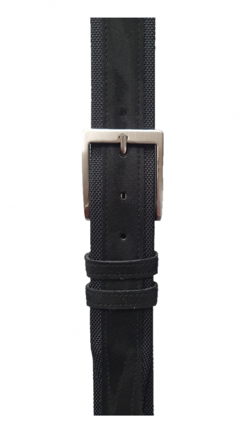 ELMIN cintura pelle taglie forti uomo luis nero