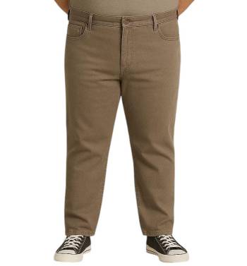 HOLIDAY jeans cotone vita alta taglie forti uomo