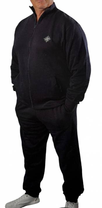 20NODI  tuta felpata taglie forti uomo mistral