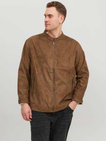 JACK&JONES giubbino ecopelle taglie forti uomo 12230055