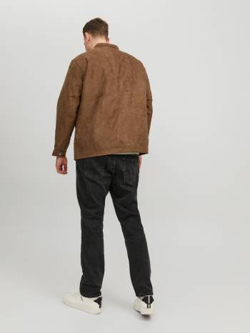 JACK&JONES giubbino ecopelle taglie forti uomo 12230055