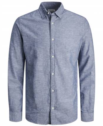 JACK&JONES camicia lino taglie forti uomo 12253720