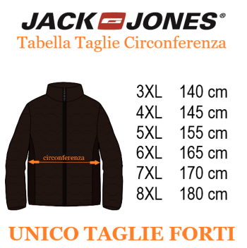 JACK&JONES cappotto taglie forti uomo 12245797