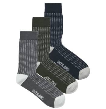 JACK&JONES tris calze uomo 12282263