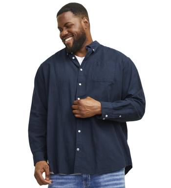 JACK&JONES camicia oxford taglie forti uomo 12190444