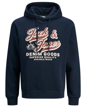 JACK&JONES felpa cotone felpato taglie forti uomo 12258873