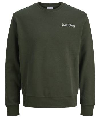 JACK&JONES felpa cotone felpato taglie forti uomo 12285534