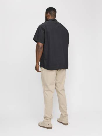 JACK&JONES camicia lino manica corta taglie forti uomo 12269090