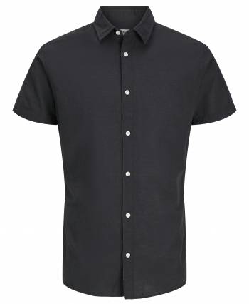 JACK&JONES camicia lino manica corta taglie forti uomo 12269090