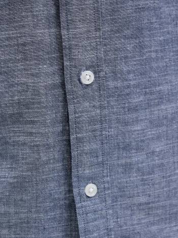 JACK&JONES camicia manica corta taglie forti uomo lino 12282144