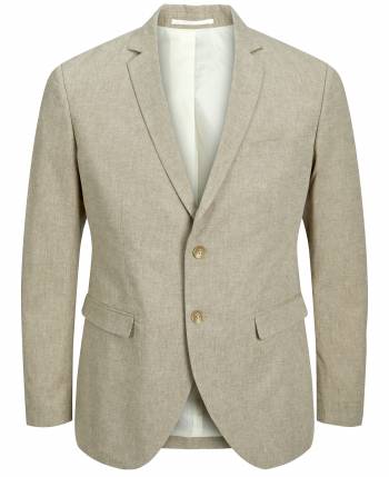 JACK&JONES giacca lino taglie forti uomo 12278725