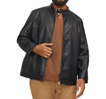 JACK&JONES giubbino ecopelle taglie forti uomo 12264095