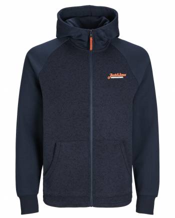 JACK&JONES felpa cappuccio tecnica taglie forti uomo 12265238