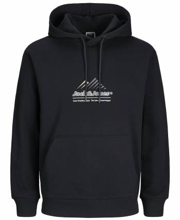 JACK&JONES felpa cotone felpato taglie forti uomo 12271863