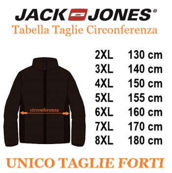 JACK&JONES giubbino tecnico taglie forti uomo 12267785