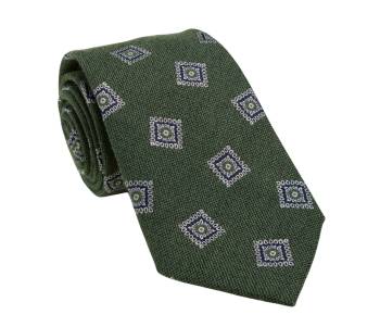 LINO CLEMENTE cravatta seta-lana uomo 156