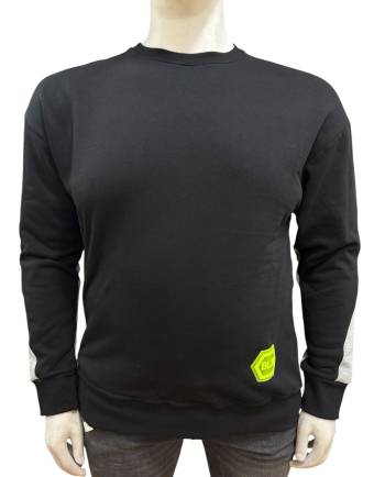 MAXFORT BL38 felpa cotone felpato taglie forti uomo 38511