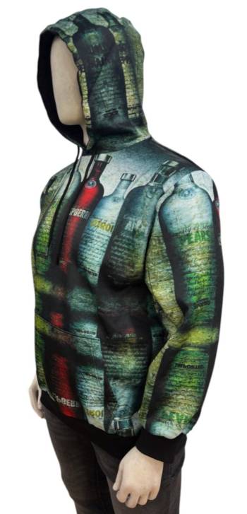 MAXFORT BL38 felpa cotone felpato taglie forti uomo 38521