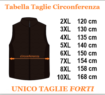 MAXFORT gilet taglie forti uomo young